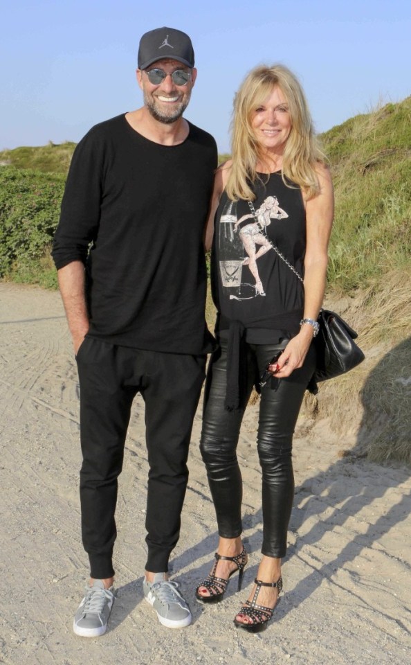 Mandatory Credit: Photo by Action Press/Shutterstock (9721678c) Jurgen Klopp and wife Ulla Sandrock Jurgen Klopp and wife Ulla Sandrock on holiday in Sylt, Germany - 31 May 2018