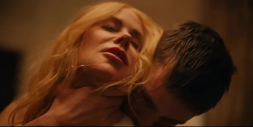 Nicole Kidman said she was overwhelmed by the intensity of the sex scenes