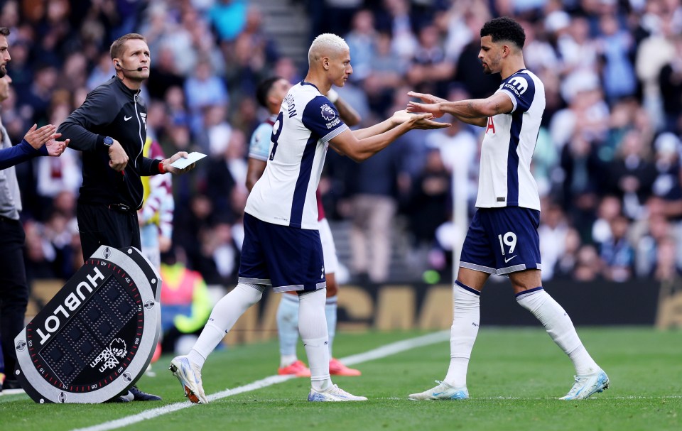 Richarlison was making his return from injury