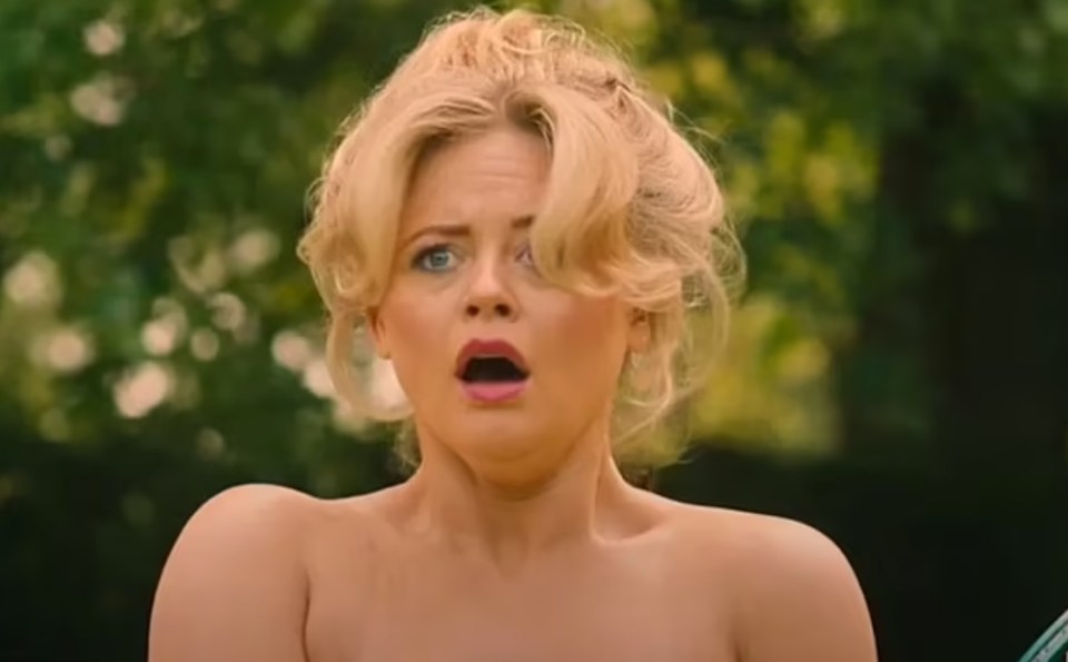 Emily Atack strips naked in new raunchy Disney+ series Rivals