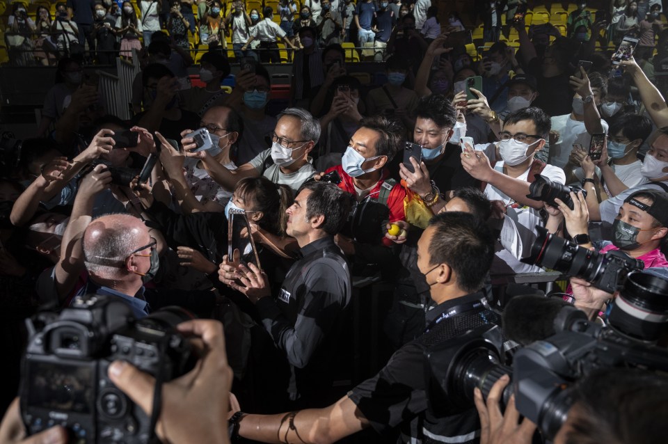 Ronnie O’Sullivan won the final of the Hong Kong Masters in 2022