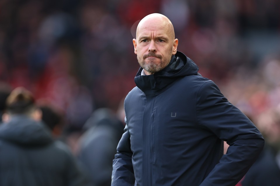 Erik ten Hag left his position at Man Utd with the team in 14th in the Premier League