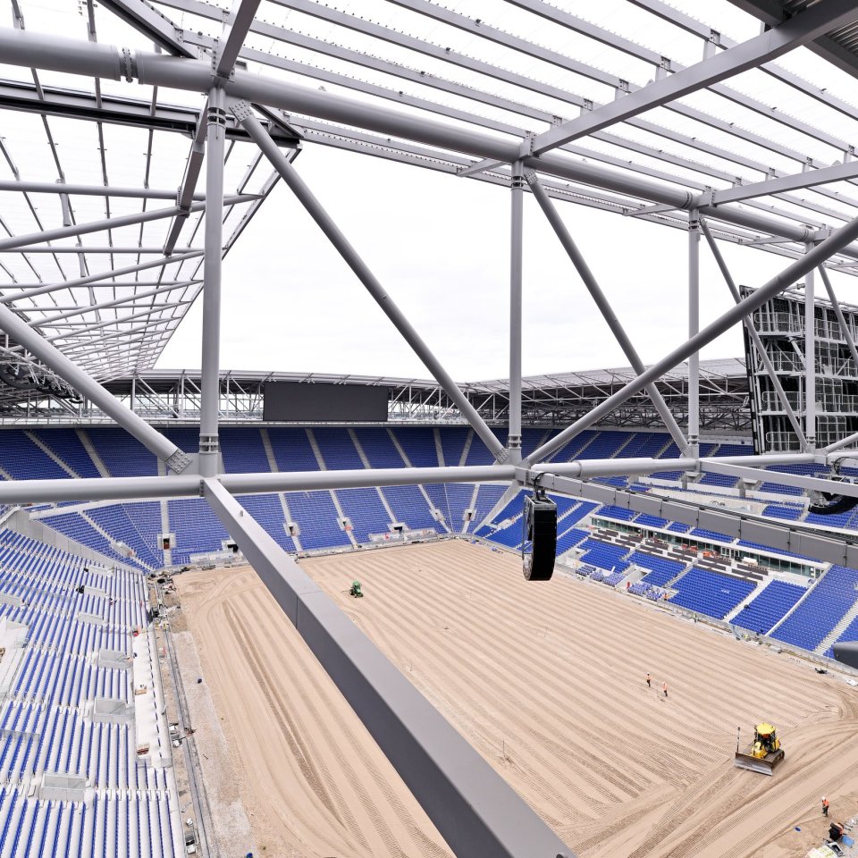 A new video of Everton's stadium has been revealed