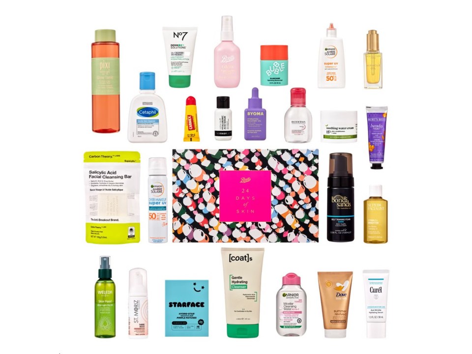 The majority of the goodies in here are great for all skin types