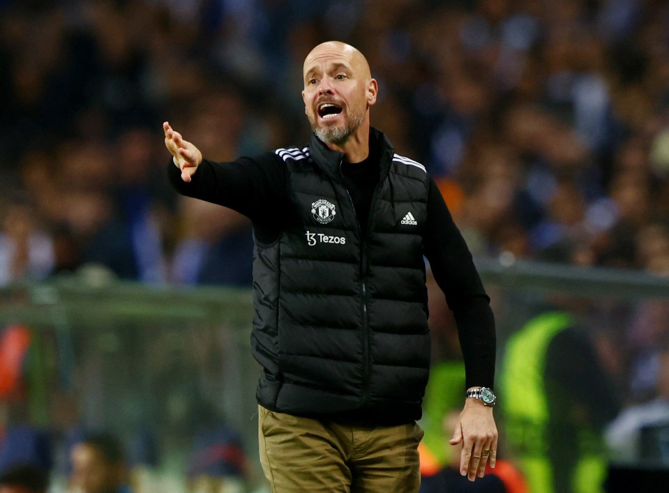 Ten Hag's side have already lost three times in the league and are winless in Europe