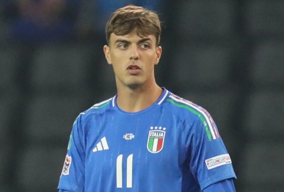 Daniel Maldini followed in his dad's and grandad's footsteps by making his Italy debut