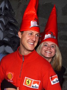  Michael and Corinna having a laugh on the Italian Alps in January 2000