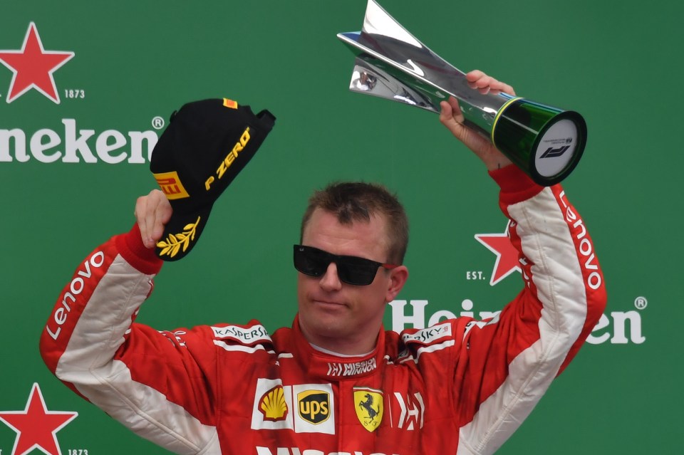 Dad Kimi Raikkonen won the 2007 F1 Championship