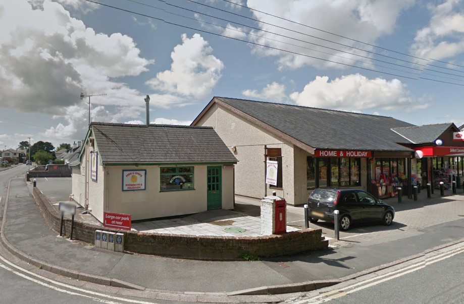 The proposed site in Morfa Bychan, Porthmadog, is near to an existing fish and chip shop