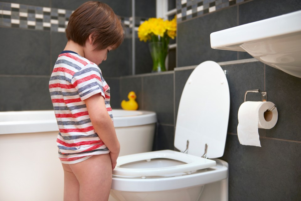 A mother has revealed that her young son has struggling aiming when going to the toilet and as a result, her bathroom smells like a public loo