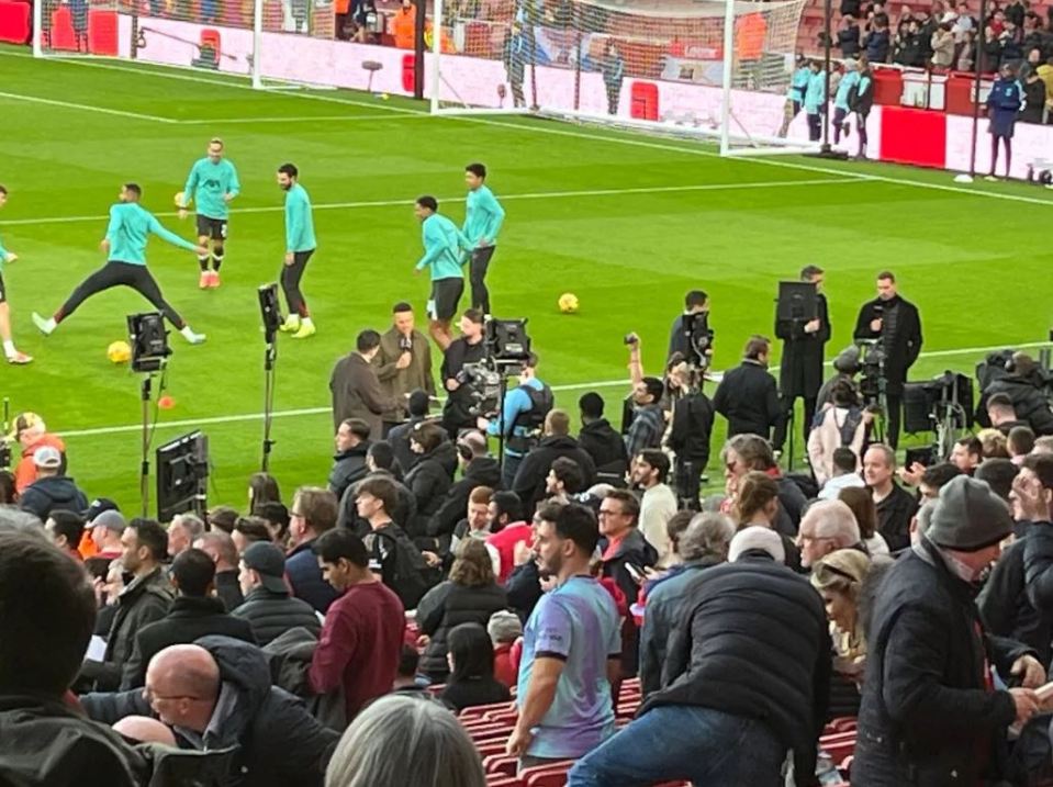 He was spotted at Emirates stadium today