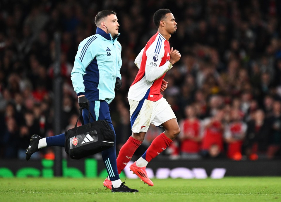 Gabriel is the latest Arsenal injury set to cause Mikel Arteta a headache