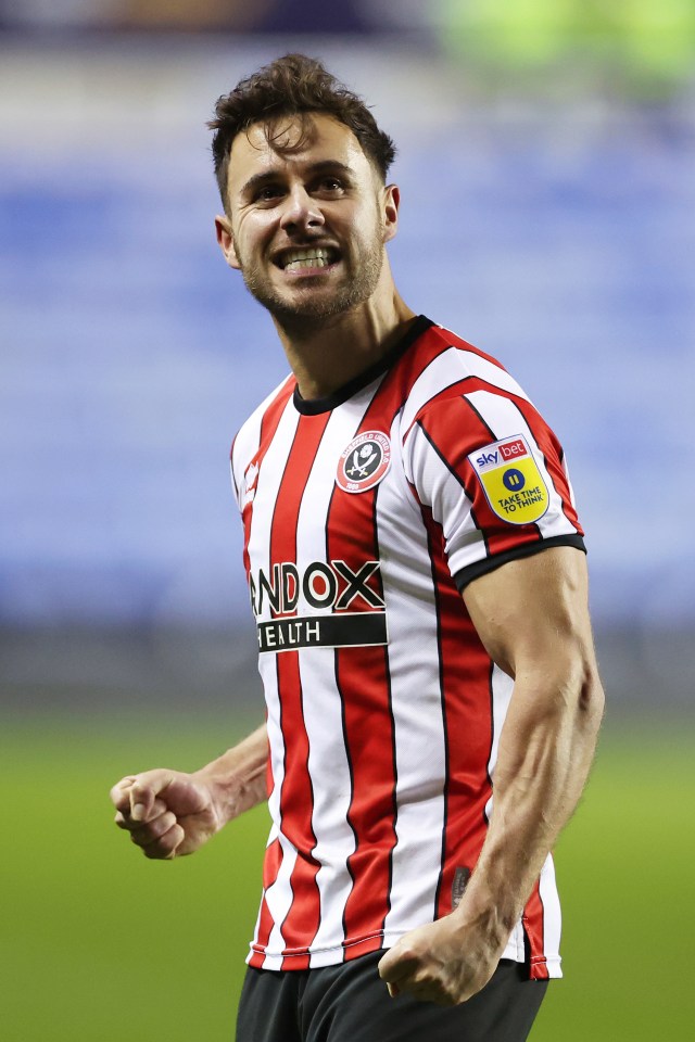 Baldock celebrates a win against Reading