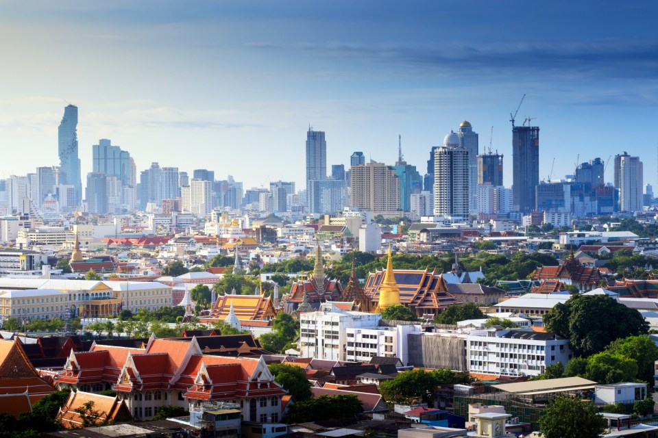 Return fares from London Gatwick to Bangkok can be booked for as little as £718