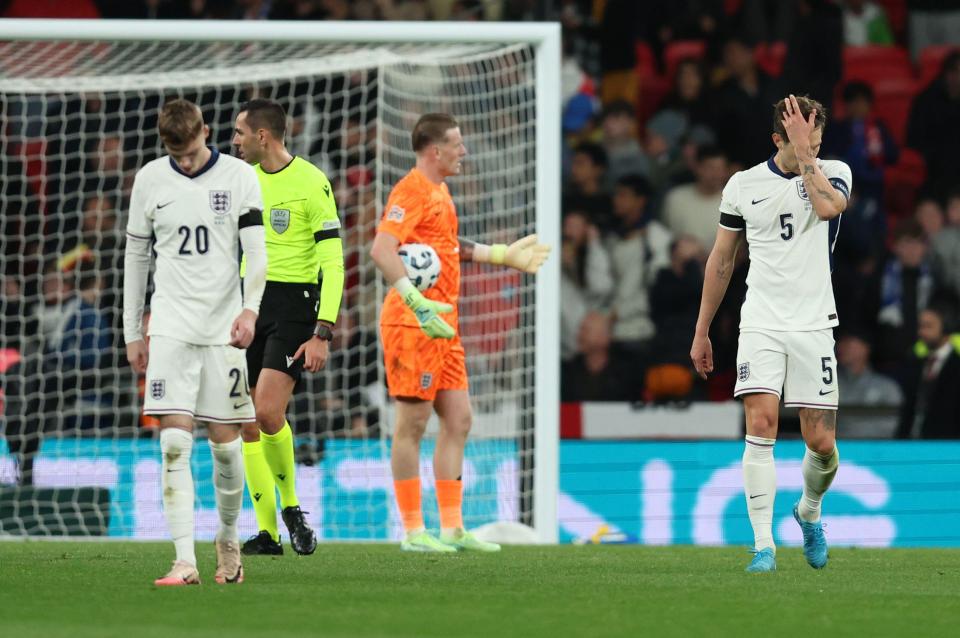 England had a defensive nightmare against Greece