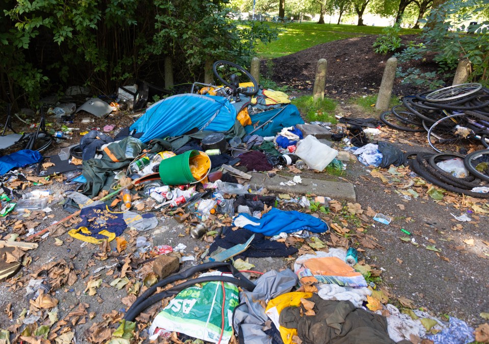 Fly tipping and crime have been fuelled by the rough sleeping epidemic