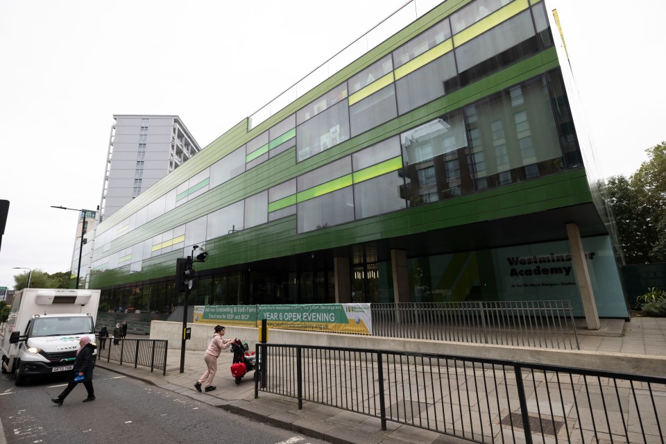 A teen girl has suffered horror injuries in an acid attack at Westminster Academy