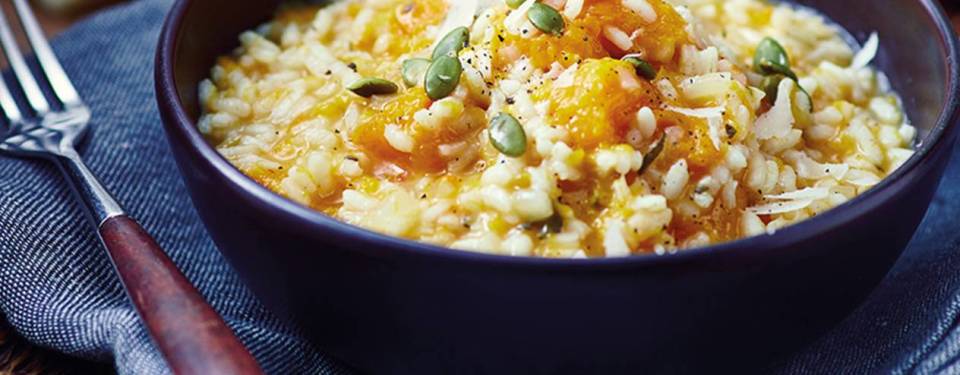 This risotto is a great use of pumpkin leftovers