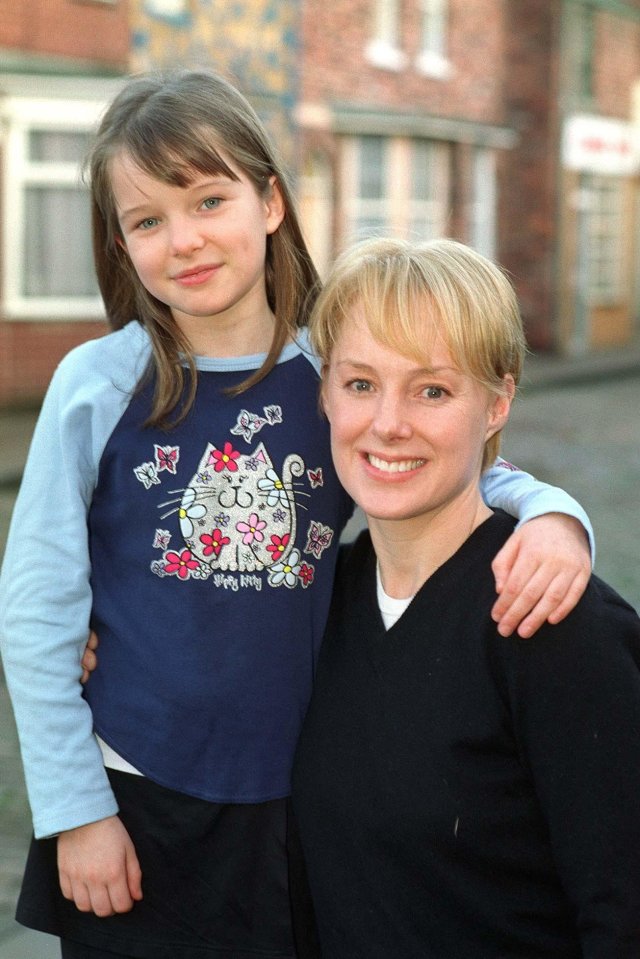 She has been in the public eye since she was nine on Coronation Street