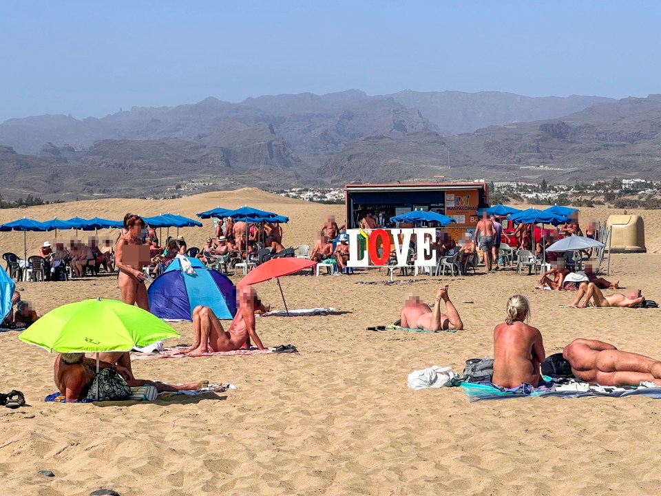 The island's nudist beaches are a popular tourist spot