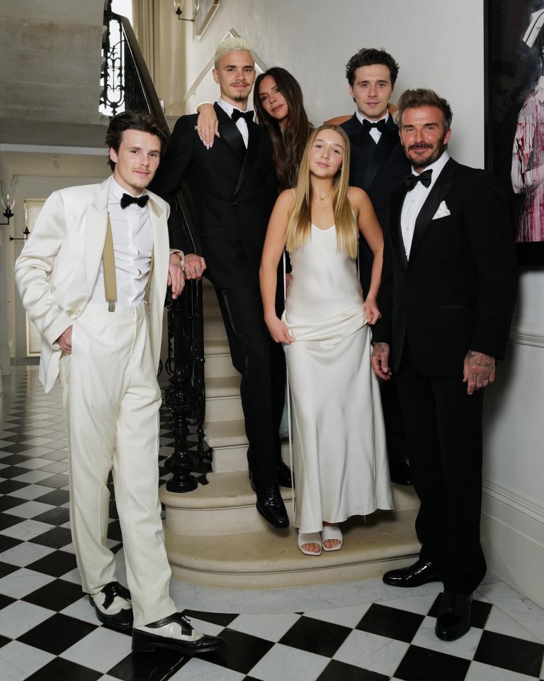 The Beckham family are worth a combined £455million