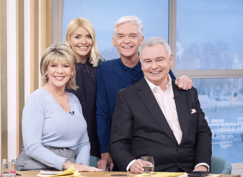 Ruth Langsford, Holly Willoughby, Phillip Schofield and Eamonn Holmes on This Morning