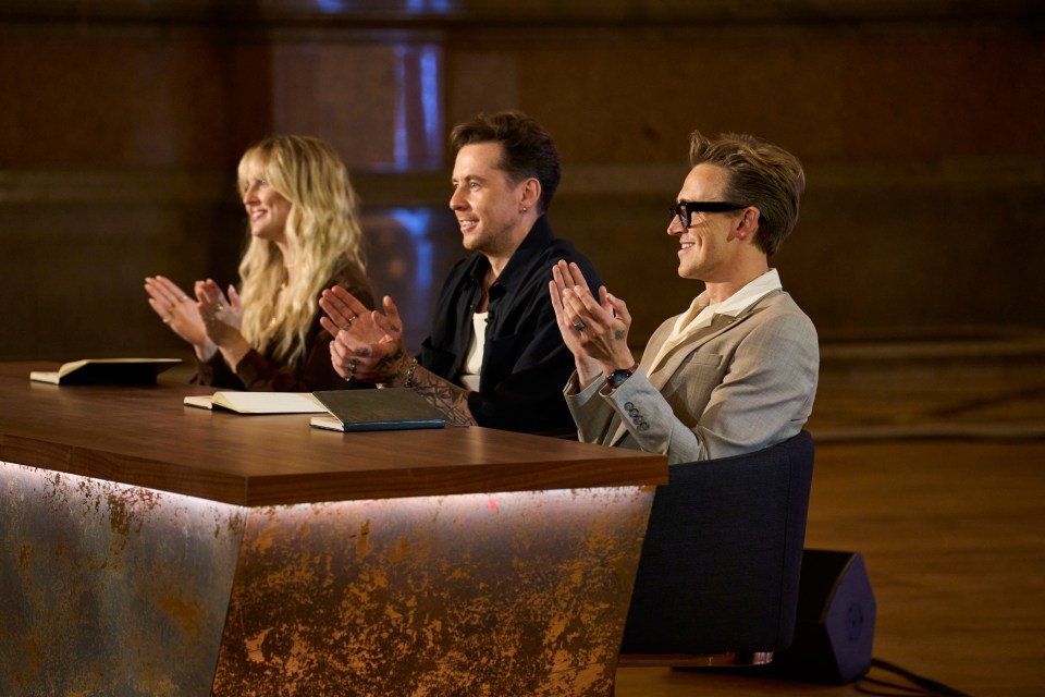 Perrie helps Danny Jones and Tom Fletcher choose which of two acts they will take through to the semi-final