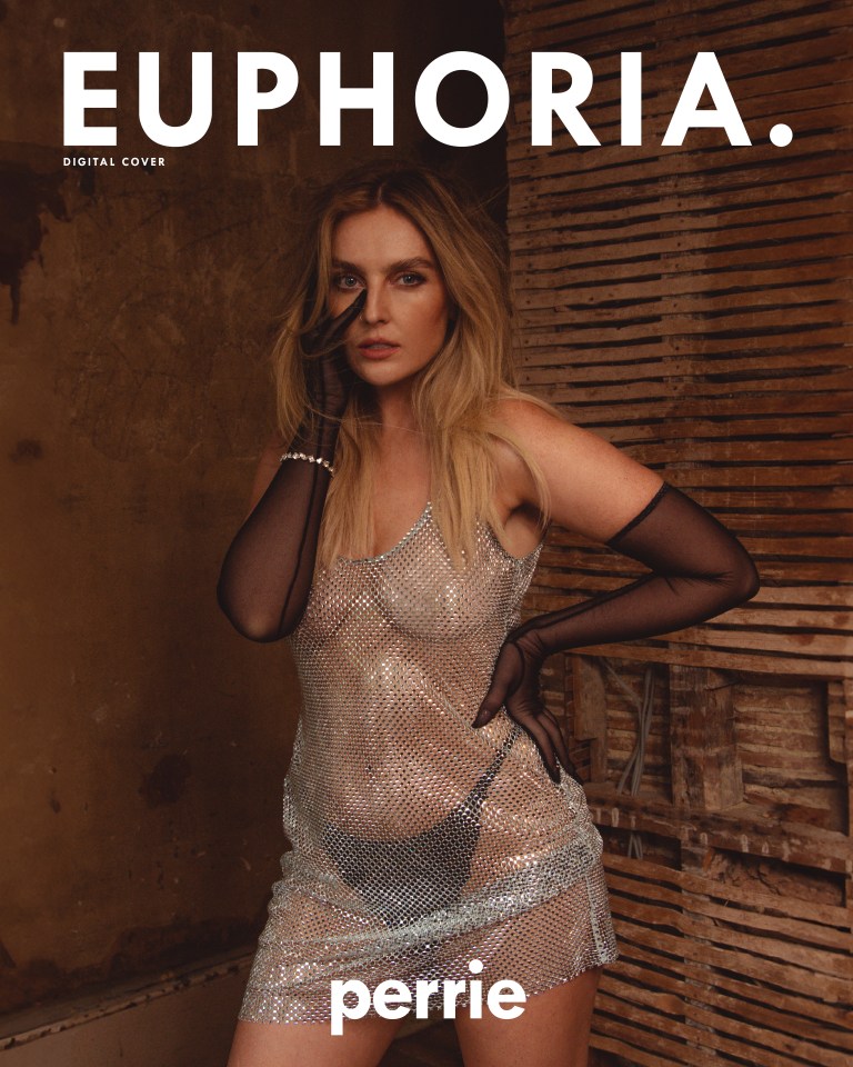 a digital cover of euphoria featuring perrie