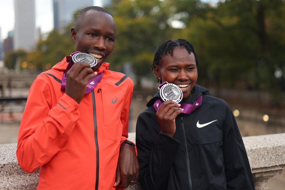 John Korir triumphed in the men's race