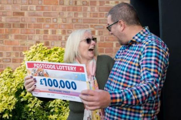 Postcode Lottery winners Tracy and Mark