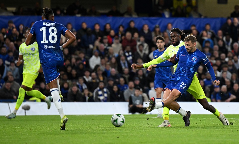 Kiernan Dewsbury-Hall slotted Chelsea's fourth goal