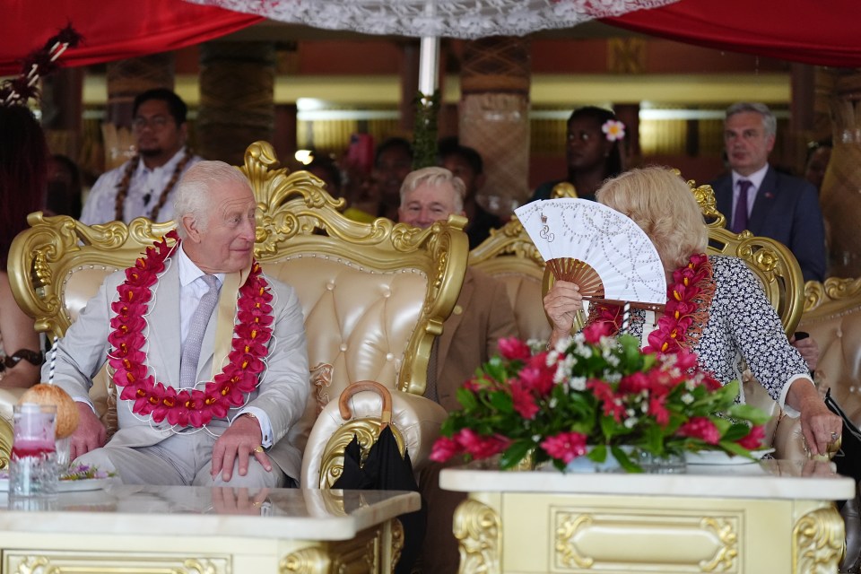 King Charles, pictured with Camilla, is planning more ­foreign tours next year as his ­cancer treatment continues