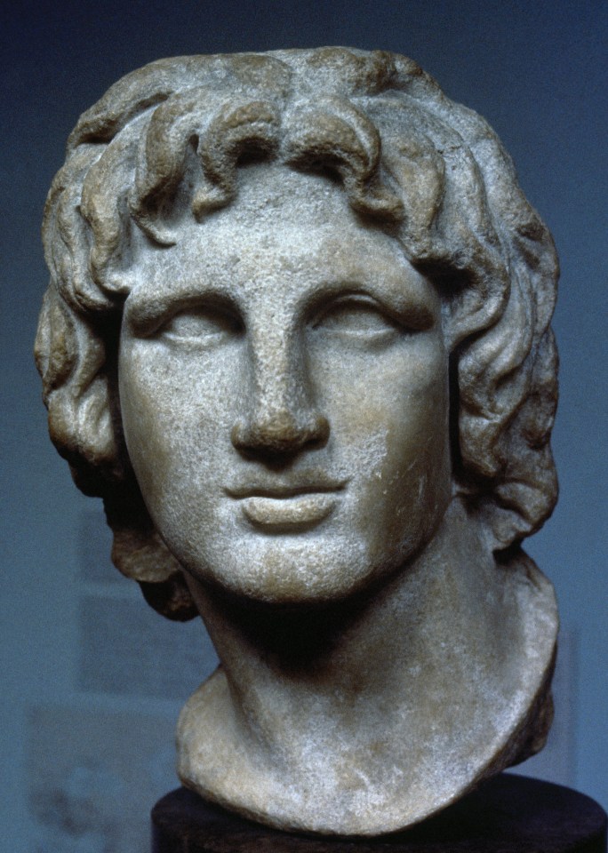 A marble Alexander the Great, King of Macedon