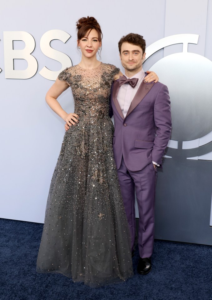 Actor Daniel Radcliffe is 5ft 5in, while Erin Darke is 5ft 7in