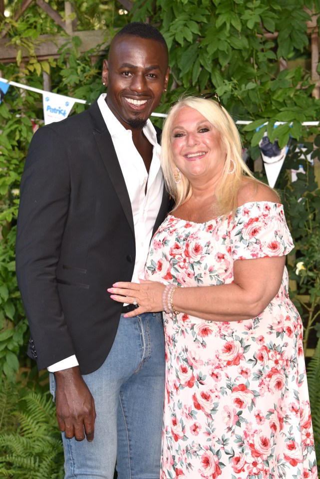 Pictured with her ex-fiancé Ben Ofoedu in 2018