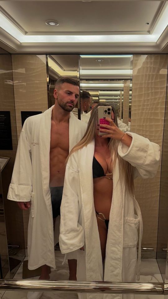 The pair have been enjoying a stay at luxury hotel Corinthia London before heading out for a dinner date