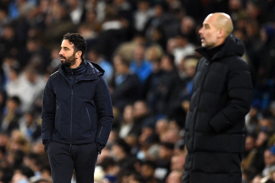 Amorim couldn't beat Pep Guardiola's Man City