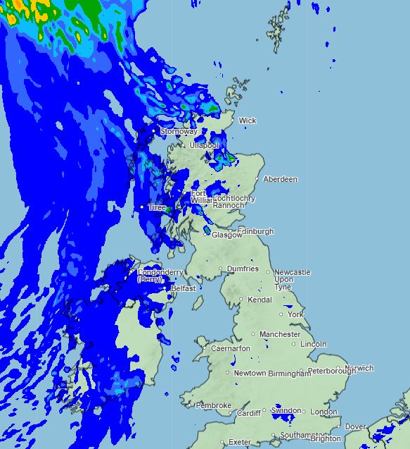 The remnants of Hurricane Kirk will bring a low pressure system set to sweep over the  UK