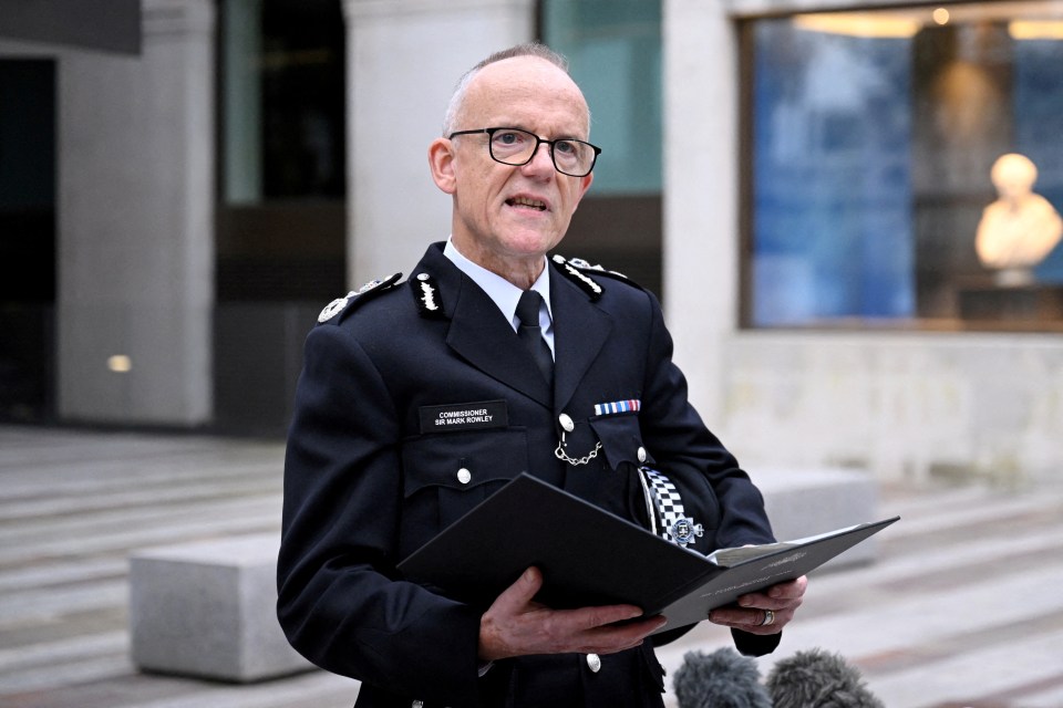 Met Police boss Sir Mark Rowley hit out after a jury acquitted firearms officer Martyn Blake of Mr Kaba’s murder