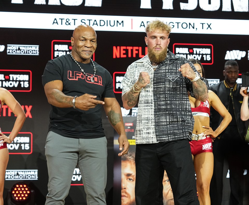 Tyson and Jake Paul are set to fight on November 15