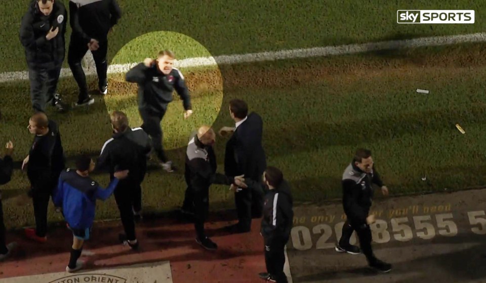 Leyton Orient chairman Francesco Becchetti and Andy Hessenthaler had a bizarre exchange on boxing day 2015