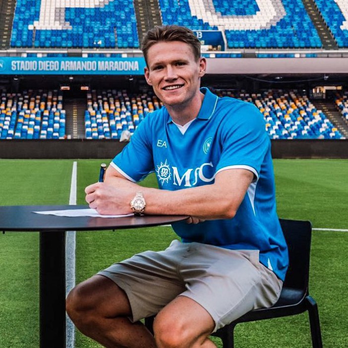 McTominay's unveiling happened at the Stadio Diego Armando Maradona