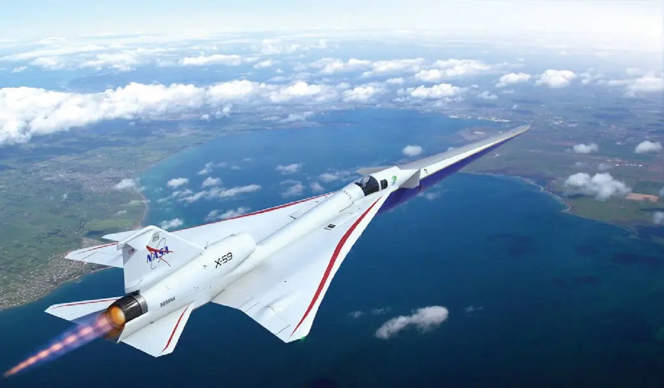 Nasa hopes the quiet airplane will enable commercial supersonic travel over land