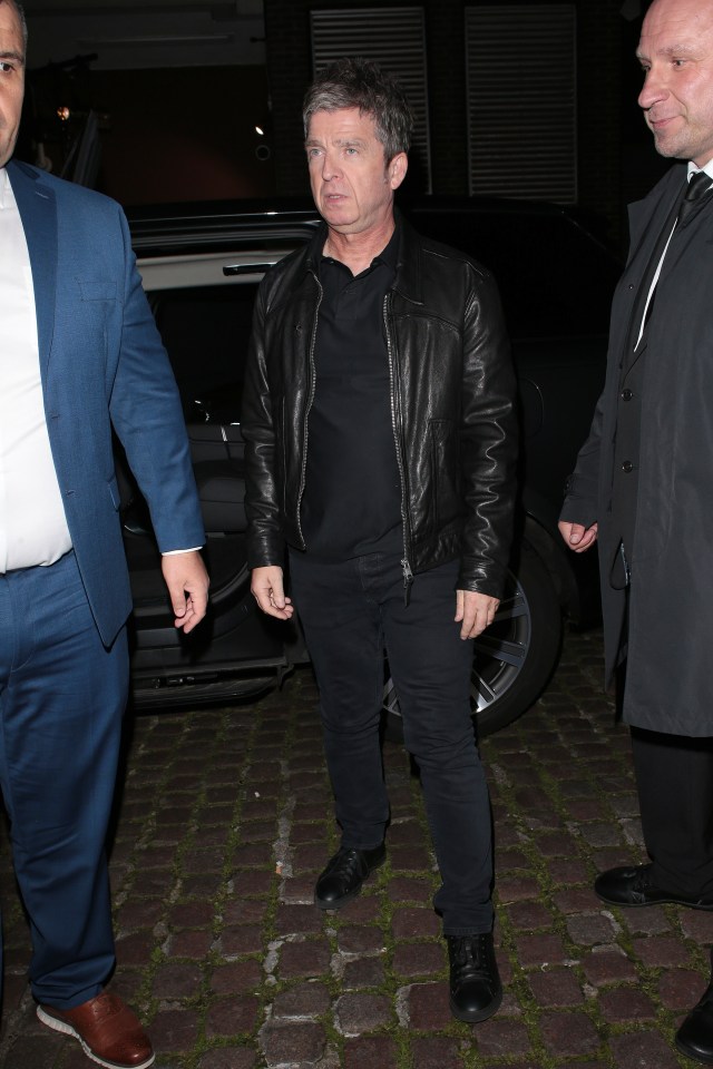 Noel Gallagher was also at the party