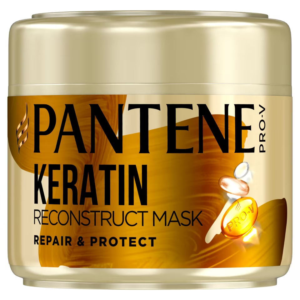 Pantene's repair and protect hair mask can help hair that feels dry