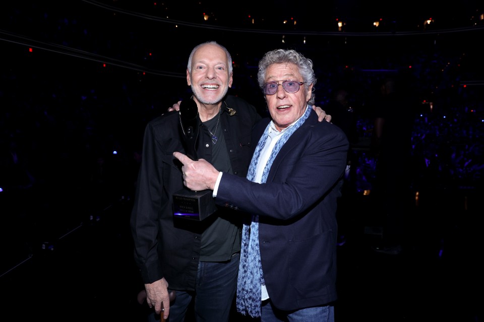 Peter Frampton and Roger Daltrey attend the event