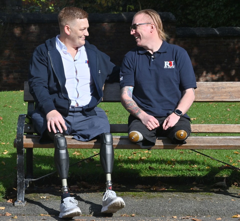 The Royal British Legion saved veterans Anthony Cooper and David Plant from suicide