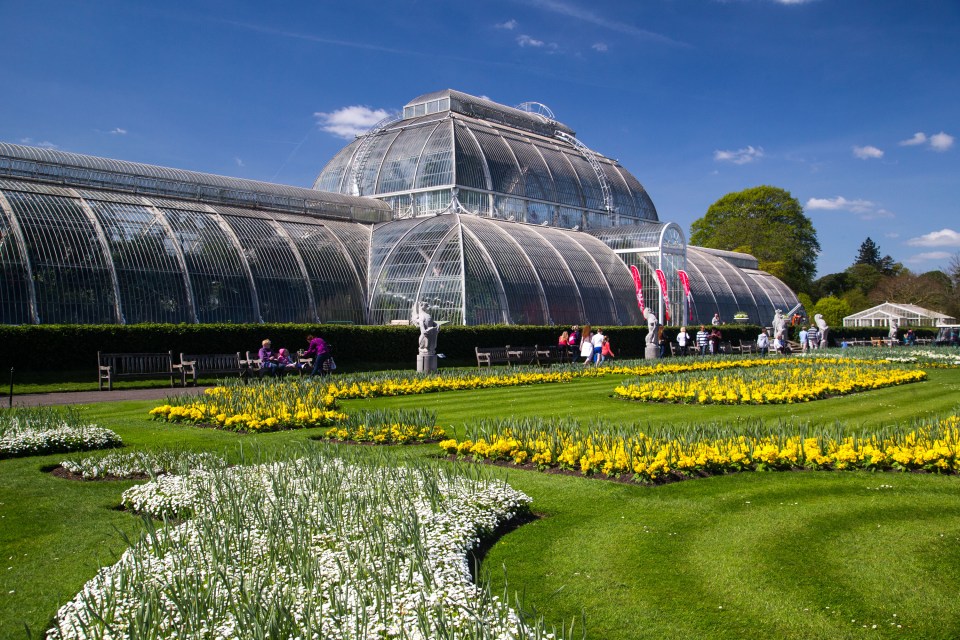 The Blue Peter badge covers free entry to hundreds of attractions across the UK like Kew Gardens (pictured)