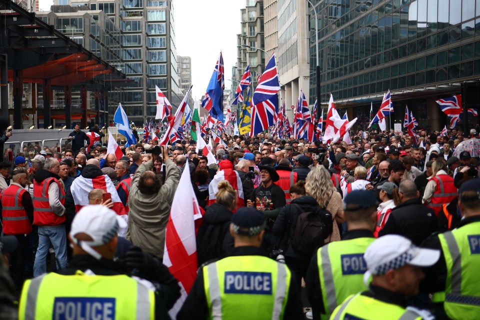 The 41-year-old missed a protest held on Saturday, where thousands of his supporters gathered in central London