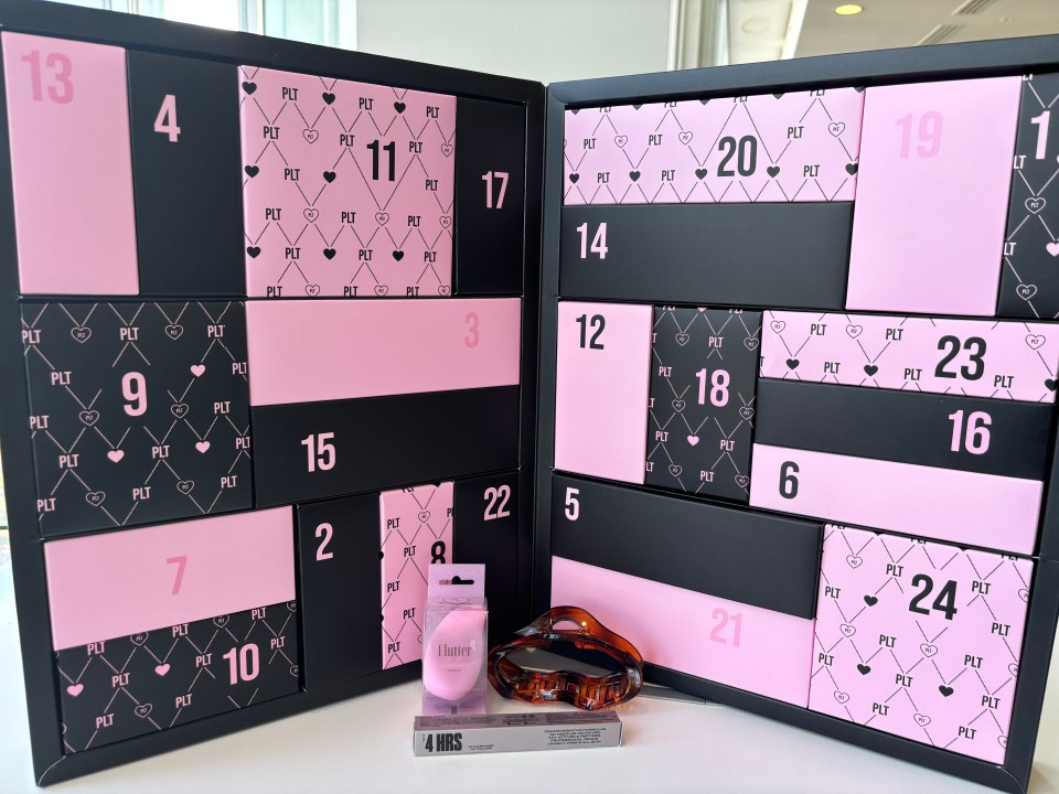 Pretty Little Thing's 24-day advent calendar includes products from Bondi Sands and Starskin